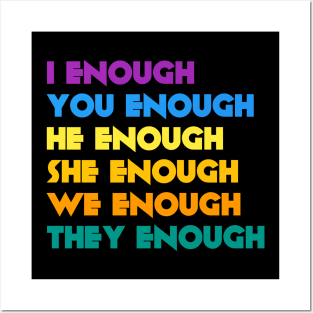 I am ENOUGH Posters and Art